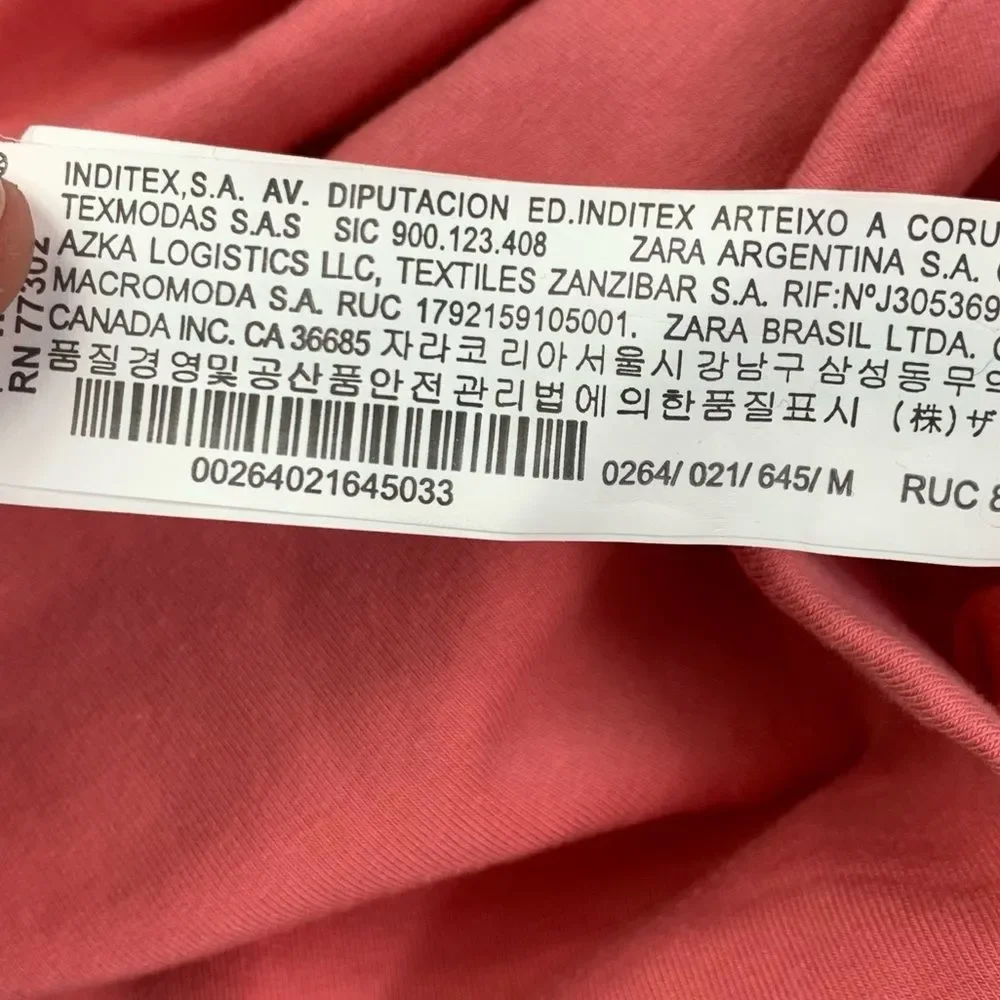 Zara Asymmetrical Crewneck Sweatshirt - Picture 6 of 6